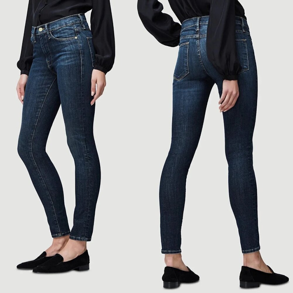FRAME Le High Skinny in Harvard Jeans Size 24